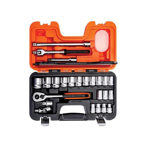 Bahco S240 1/2in Drive Socket Set, 24 Piece Bahco - RockBottom Northampton