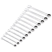 Draper Draper HI-TORQ Metric Ratchet Combination Spanner Set (12 Piece) Draper - Town Tools