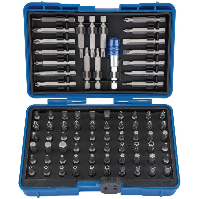 Draper 82396 Screwdriver and Bit Holder Set (80 Piece)