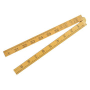 R.S.T. Wooden 4 Fold Rule 1m / 39in (Loose) R.S.T. - RockBottom Nothampton