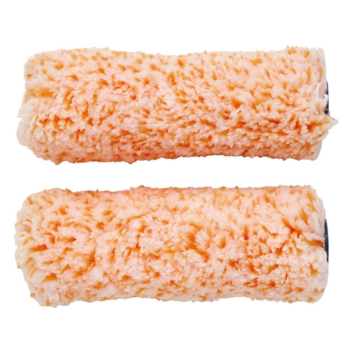 Draper 20799 Medium Pile Microfibre Roller Sleeves, 4"/100mm (Pack of 2)