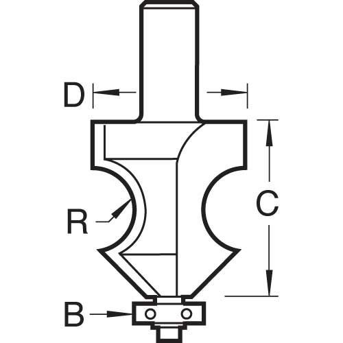 90/13X1/2TC - Modern torus cutter
