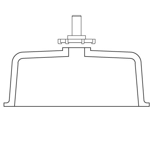 90/22X1/2TC - Six wing trimmer 52.3mm diameter 6.5mm length
