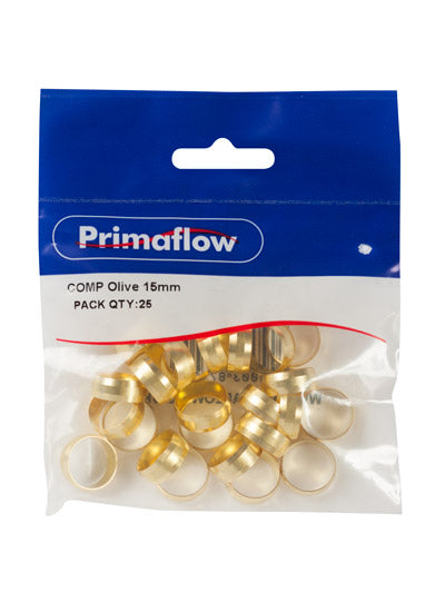PrimaPack COMP Brass Olive 15mm - PK 25