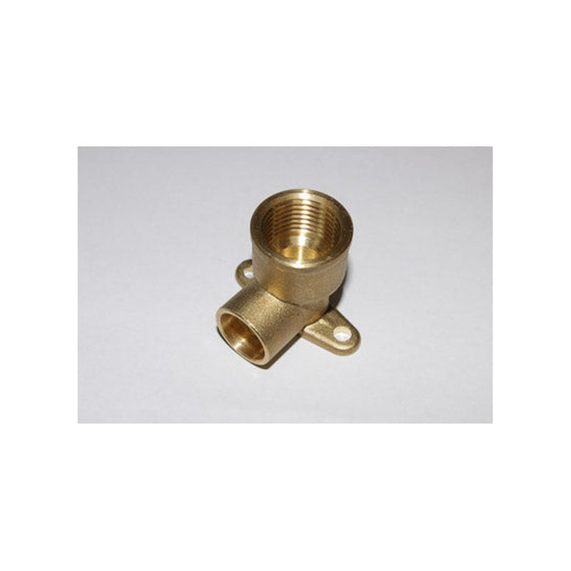 KwikPak solder ring wallplate elbow 15mmx1/2" (Pk1)
