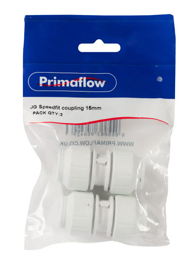 PrimaPack JG Speedfit coupling 15mm - PK 2
