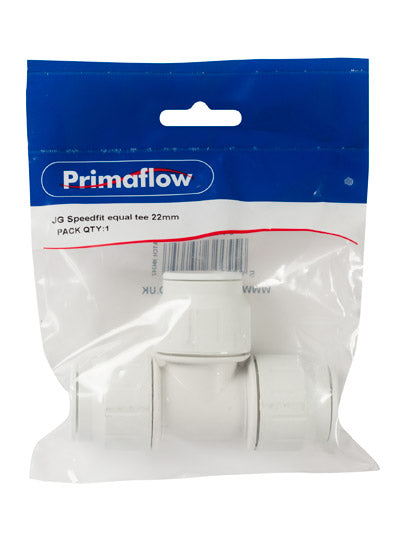 PrimaPack JG Speedfit equal tee 22mm