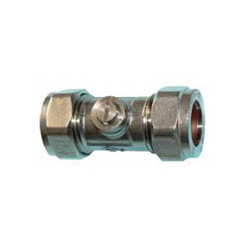 PrimaPack Chrome Isolating Valve 15mm - WRAS - PK 5