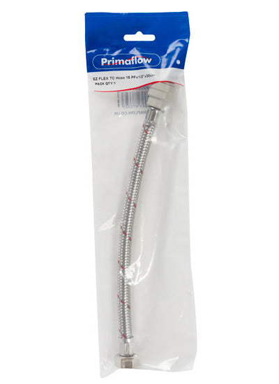 PrimaPack Flexible Tap Connector 15mm Pushfit x 1/2" x 300mm