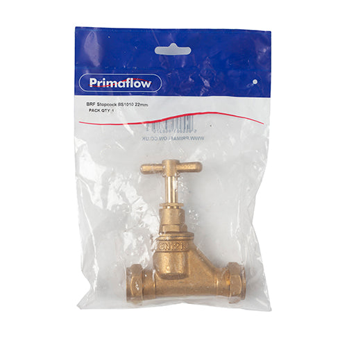 PrimaPack Stopcock BS1010 22mm