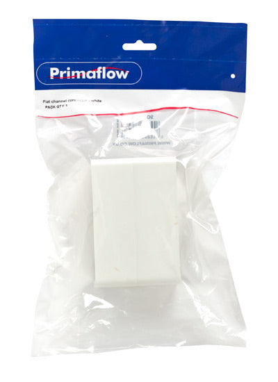 KwikPak ventilation flat channel connector - white