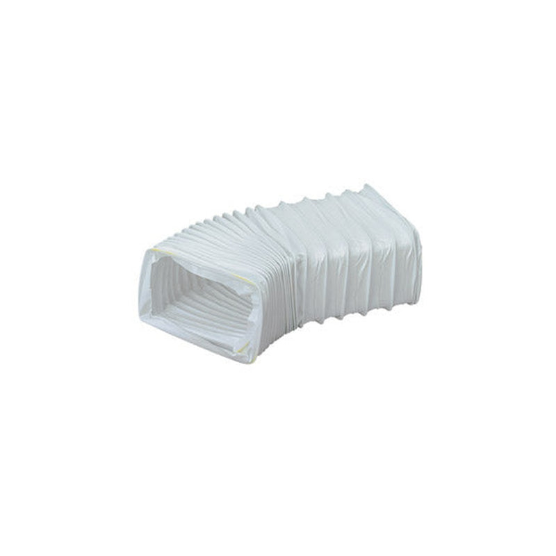 KwikPak ventilation PVC rectangular hose 3m - white