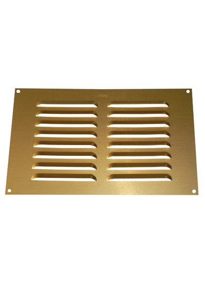 Primavent louvre 9" x 9" - brass anodised