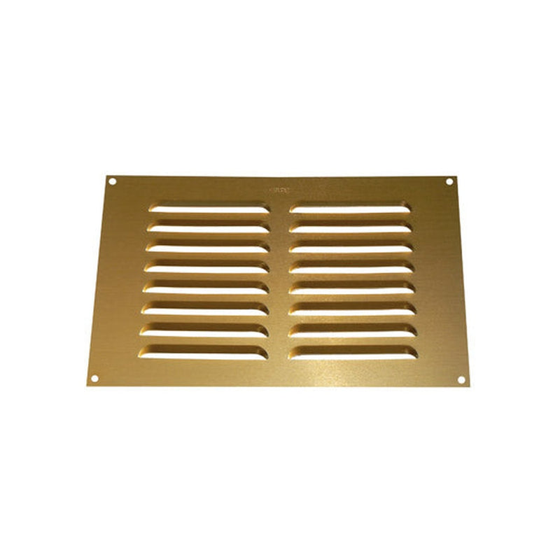 Primavent louvre 9" x 9" - brass anodised
