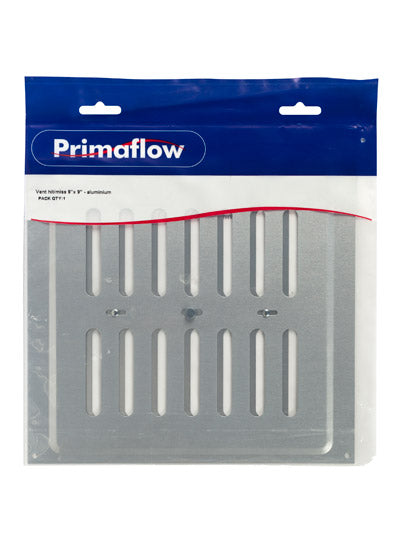 Primavent hit & miss 9" x 9" - aluminium
