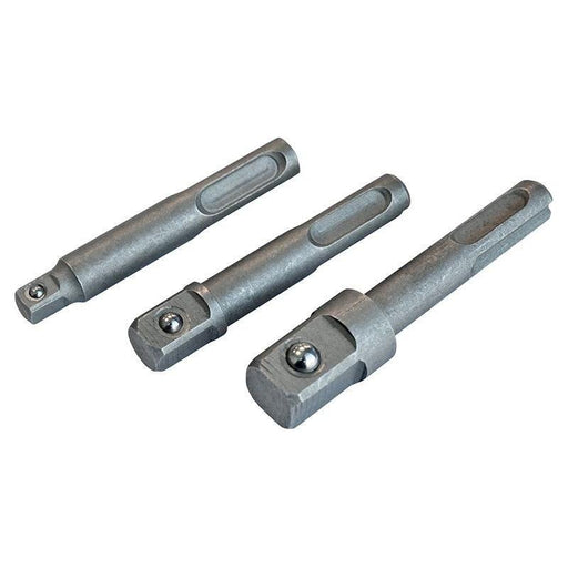Faithfull SDS Square Drive Adaptor Set, 3 Piece Faithfull - RockBottom Northampton