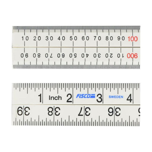 Fisco XFB1ME White Nylon Rule 1m / 39in Fisco - RockBottom Northampton