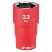 Draper XP1000 VDE Socket, 1/2" Sq. Dr., 22mm Draper - Town Tools