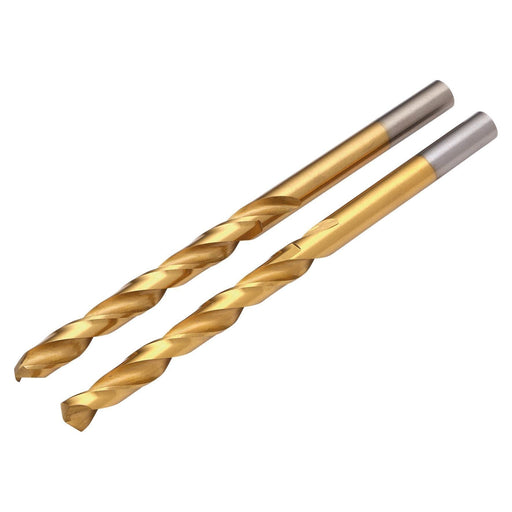 Draper 08869 HSS Titanium Nitride Coated Drill Bit, 6 x 43mm (Pack of 2)