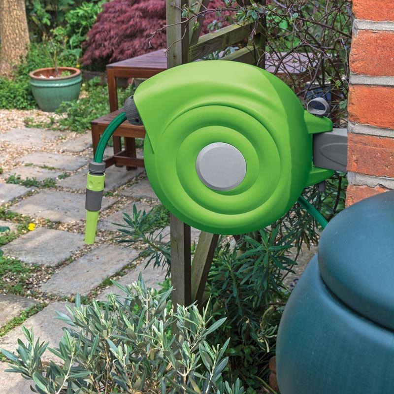 Draper Retractable Garden Hose Reel, 20m 15046 Draper - Town Tools 