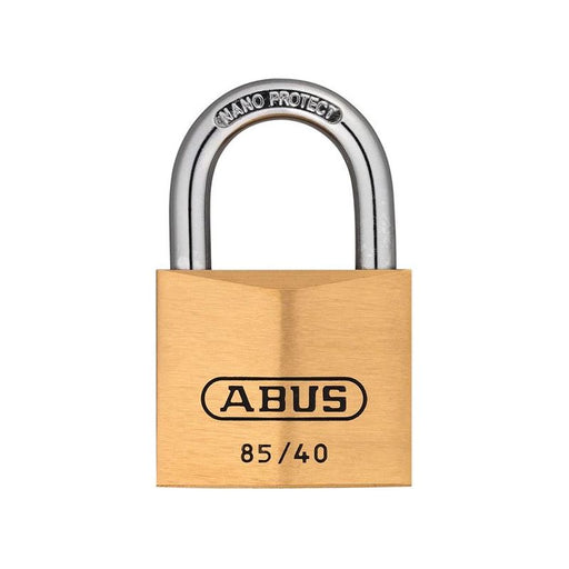 Abus Mechanical 85/40mm Brass Padlock ABUS Mechanical - RockBottom Northampton 