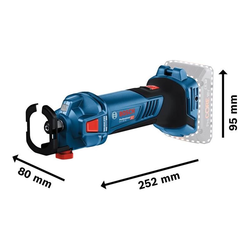Bosch GCU 18V-30 Professional Drywall Router 18V Bare Unit Bosch - RockBottom Northampton