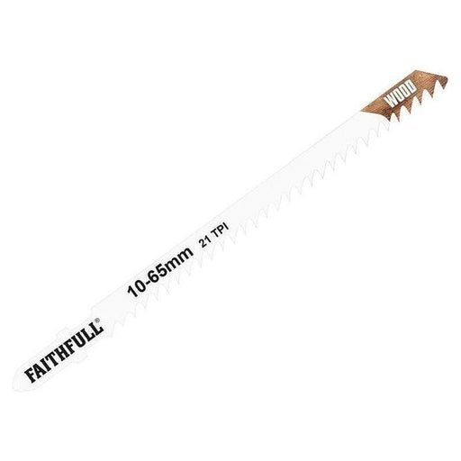 Faithfull Wood Jigsaw Blades Pack of 5 T301CD Faithfull - RockBottom Northampton