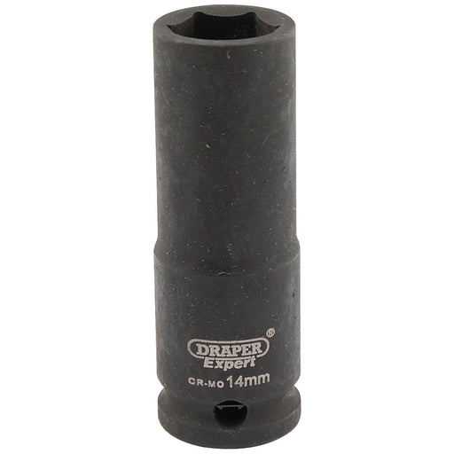 Draper 06887 Draper HI-TORQ® 6 Point Deep Impact Socket, 3/8" Sq. Dr., 14mm