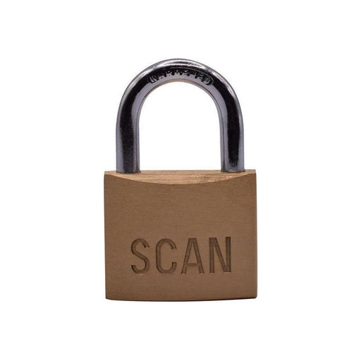 Scan Brass Padlock 40mm Scan - RockBottom Nothampton
