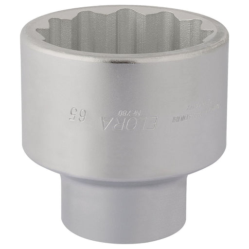 Draper 67434 Elora Bi-Hexagon Socket, 1" Sq. Dr., 65mm