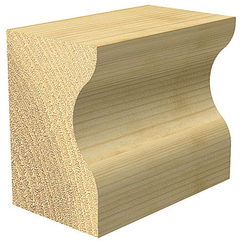 C218X1/2TC - Bearing guided hand rail 9.5mm radius
