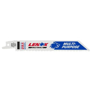 Lenox MultiWolf Wave Edge Reciprocating Saw Blade 152 x 19 x 0.9mm 10 TPI (Pack 25) LENOX - RockBottom Northampton