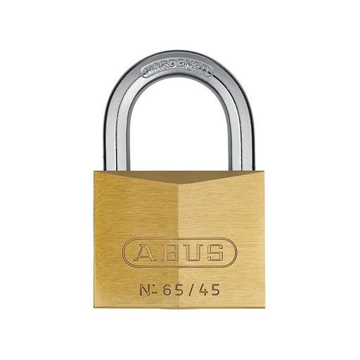 Abus Mechanical 65/45mm Brass Padlock Carded ABUS Mechanical - RockBottom Northampton 