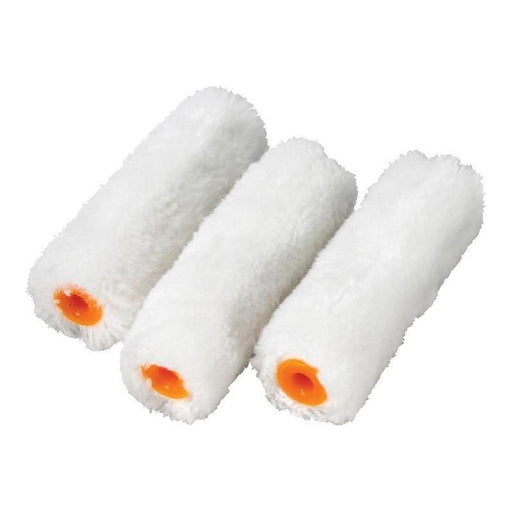 Faithfull Medium Pile Mini Roller Refills 100mm (4in) Pack of 10 Faithfull - RockBottom Northampton