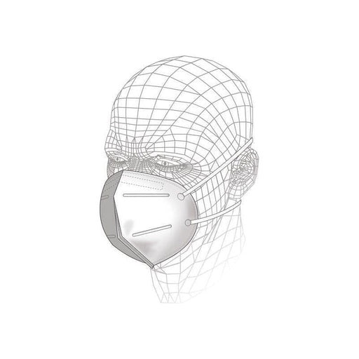 Vitrex Fold Flat Respirator P1 (Pack 3) Vitrex - RockBottom Northampton