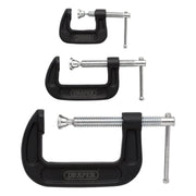Draper Heavy Duty G-Clamp Set (3 Piece) Draper - Town Tools