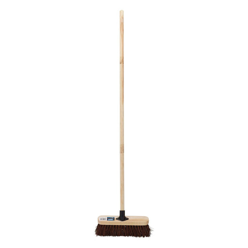 Draper Stiff Bassine Broom Head with Plastic Bracket and Handle, 300mm
