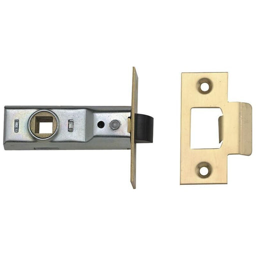 Union Tubular Mortice Latch 2648 Silver Enamel 76mm 3 in Visi UNION - RockBottom Northampton