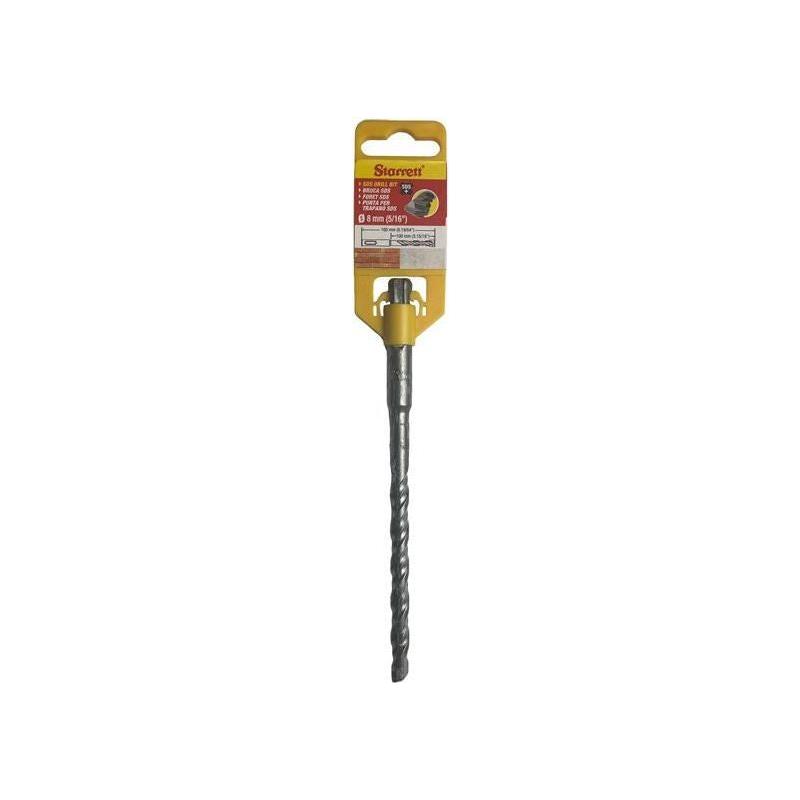 Starrett SDS Plus 2 Point Drill Bit 8 x 160mm Starrett - RockBottom Nothampton