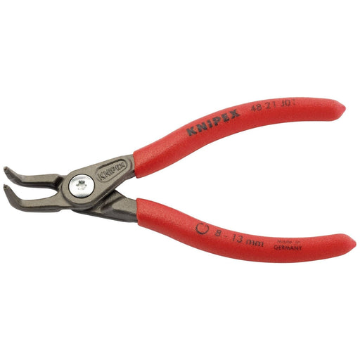 Draper 75082 KNIPEX 48 21 J01 SB Precision Circlip Pliers For Internal Circlips In Bore Holes, 130mm