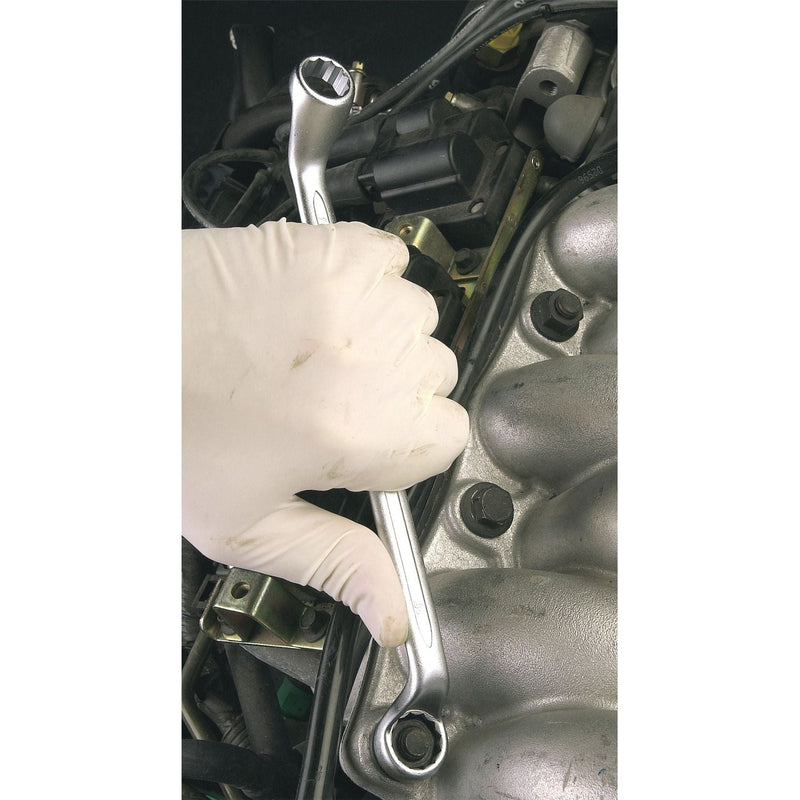 Draper 05567 Elora Deep Crank Metric Ring Spanner Set (8 Piece)