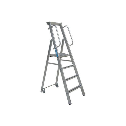 Zarges Mobile Mastersteps, Platform Height 1.58m 6 Rungs Zarges - RockBottom Northampton