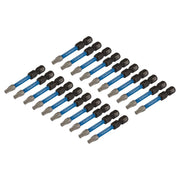 Draper 05698 Draper Expert TX-STAR® Impact Screwdriver Bits, T20 x 50mm, 1/4" Hex (Pack of 20)