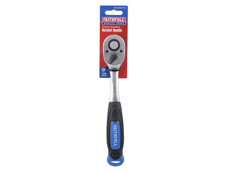 Faithfull 1/2in Drive Quick Release Ratchet Handle Faithfull - RockBottom Northampton