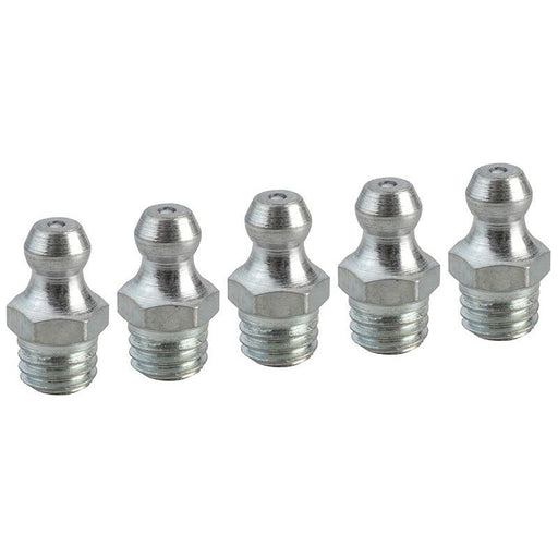 Faithfull Grease Nipple Straight M8 x 1.25 (Pack 5) Faithfull - RockBottom Northampton