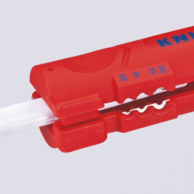 Draper Knipex 16 64 125 SB Stripping Tool for flat and round cable, 125mm Draper - Town Tools