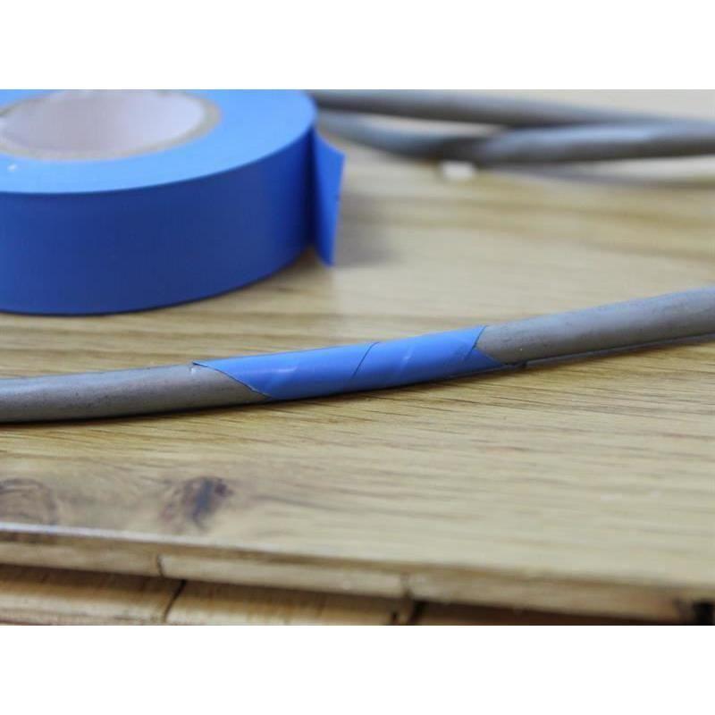 Faithfull PVC Electrical Tape Blue 19mm x 20m Faithfull - RockBottom Northampton