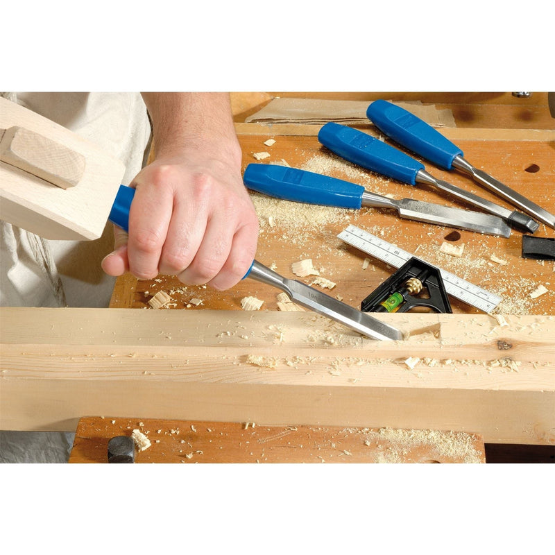 Draper 69619 Bevel Edge Wood Chisel Set (4 Piece)