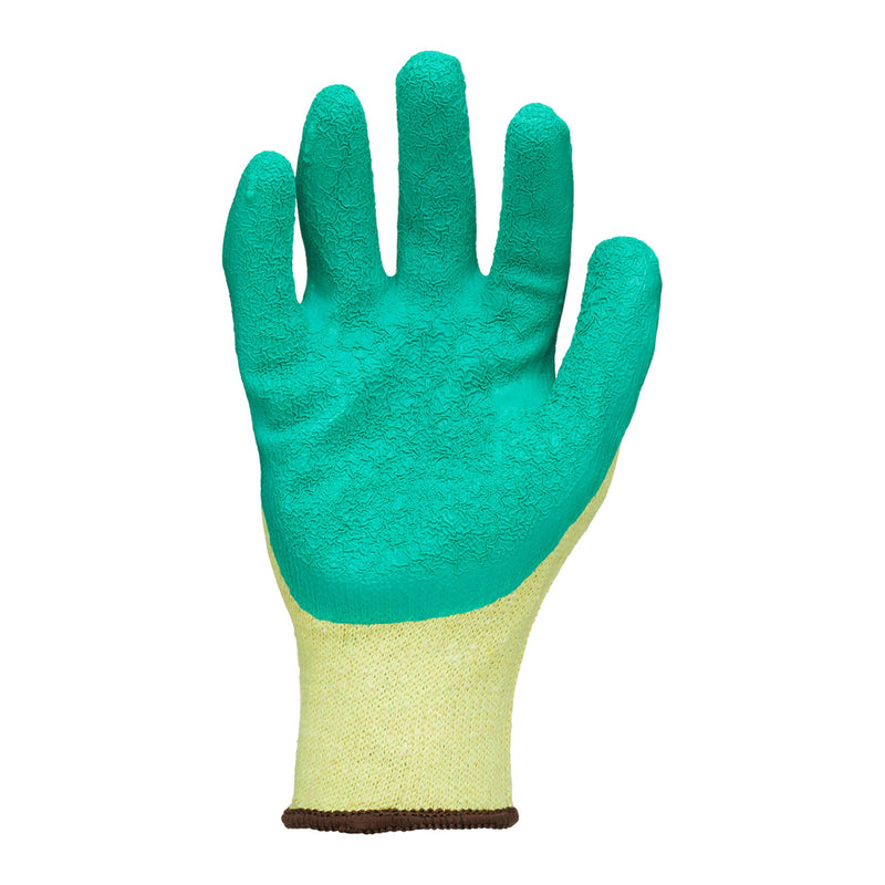Baratec Latex Gripper Glove Green/Yellow - size 11/2XL