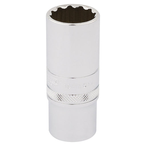 Draper HI-TORQ 12 Point Deep Socket, 3/8" Sq. Dr., 19mm 33036 Draper - Town Tools 